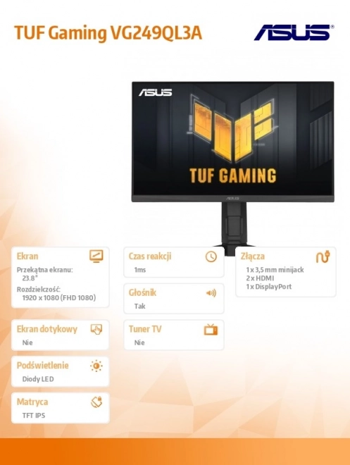 TUF Gaming 24 hüvelykes monitor