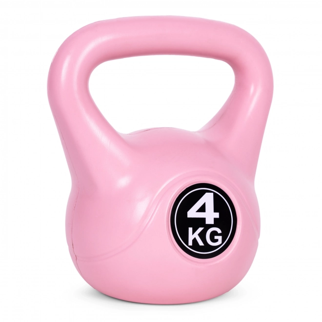 4 kg-os rózsaszín kettlebell edzéshez