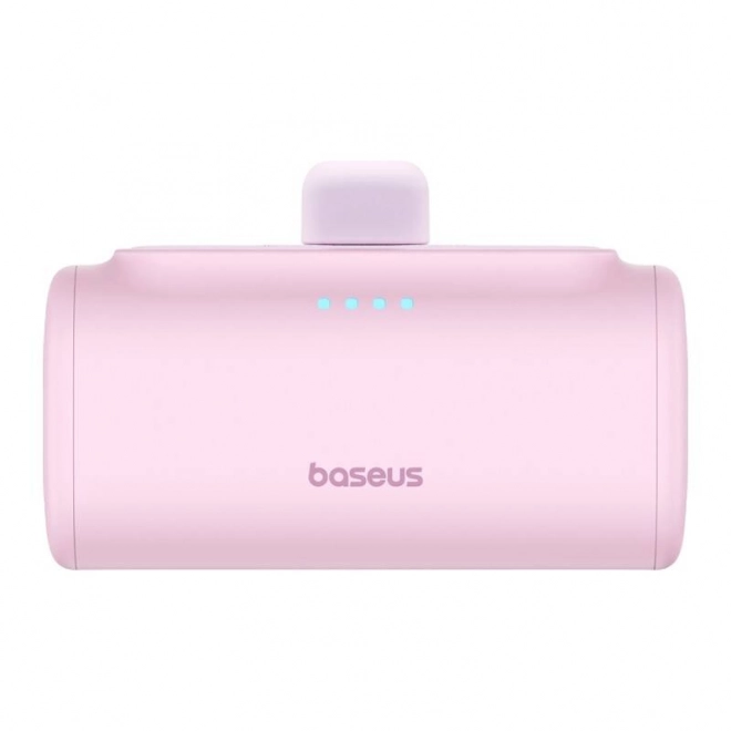 Baseus kompakt usb-c powerbank 5000mah, 20w rózsaszín