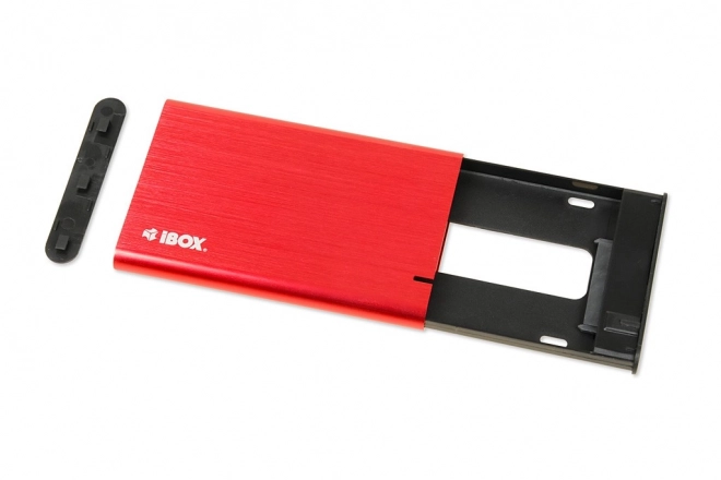 Piros iBox merevlemez ház 2.5 USB 3.1