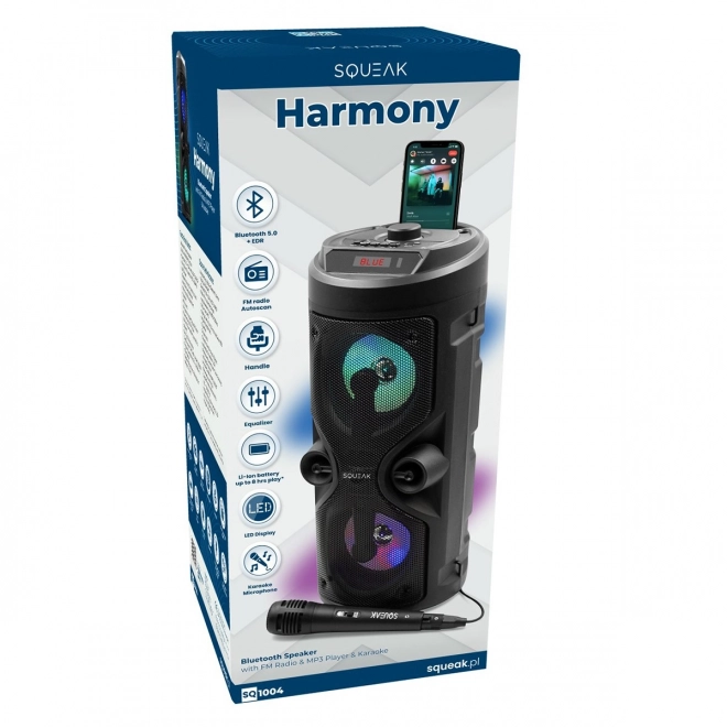 Bluetooth hangszóró Harmony karaoke funkcióval