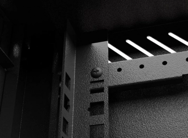 Fali Rack Szerelő Szekrény 4U 300x300 Fekete
