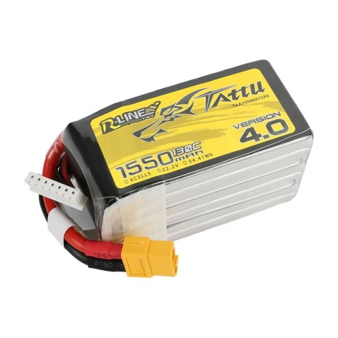 Tattu R-Line verseny drón akkumulátor 1550 mAh 22,2 V 130C