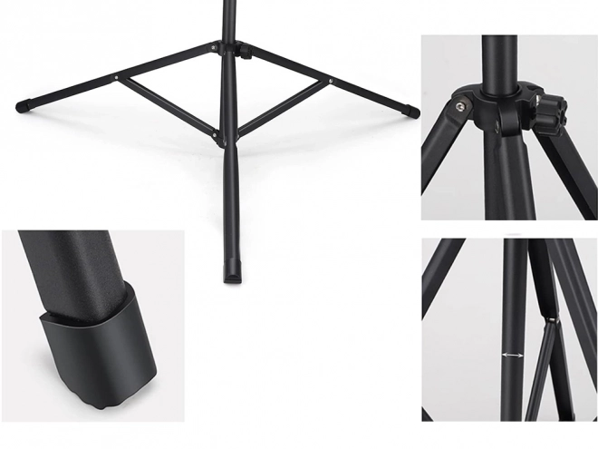 Kottaállvány állítható összecsukható szerkezettel, 130 cm