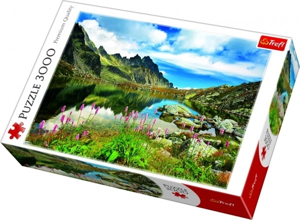 Trefl puzzle 3000 darabos - Magas-Tátra, Starolesna-tó kilátás