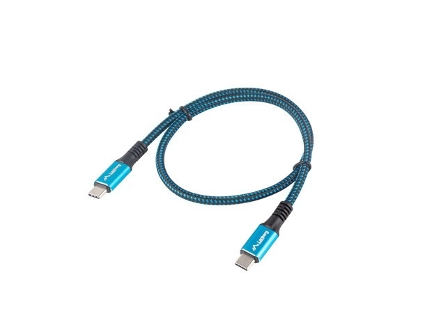 C-M USB4 kábel fekete-kék