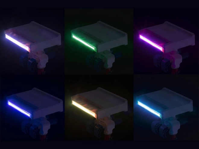 Led világításos medence vízesés