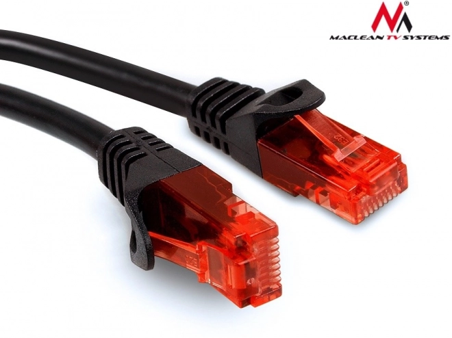 Fekete Cat6 UTP hálózati kábel 20m