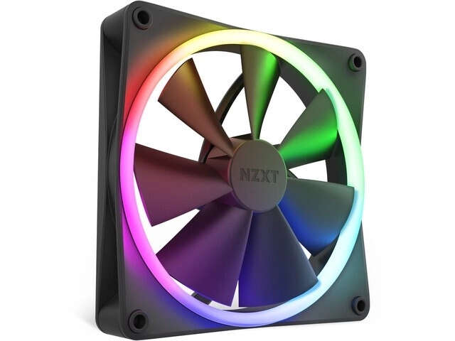 Rgb világítású csendes ventilátor 140mm fekete