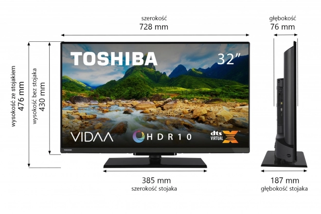 32 hüvelykes LED televízió