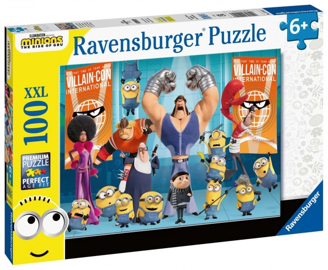 Ravensburger puzzle minyonok 2: a gazfickó közeleg xxl 100 darabos