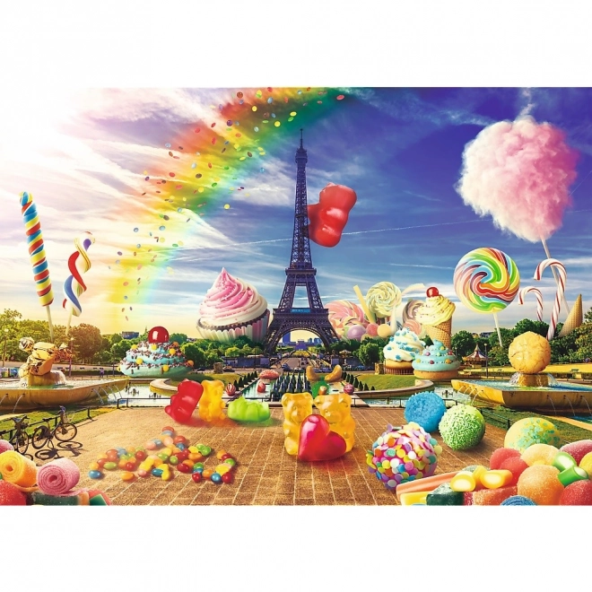 Trefl puzzle 1000 darabos - vicces városok: édes Párizs