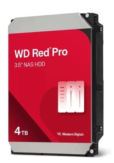 WD Red Pro merevlemez 4TB NAS-hoz