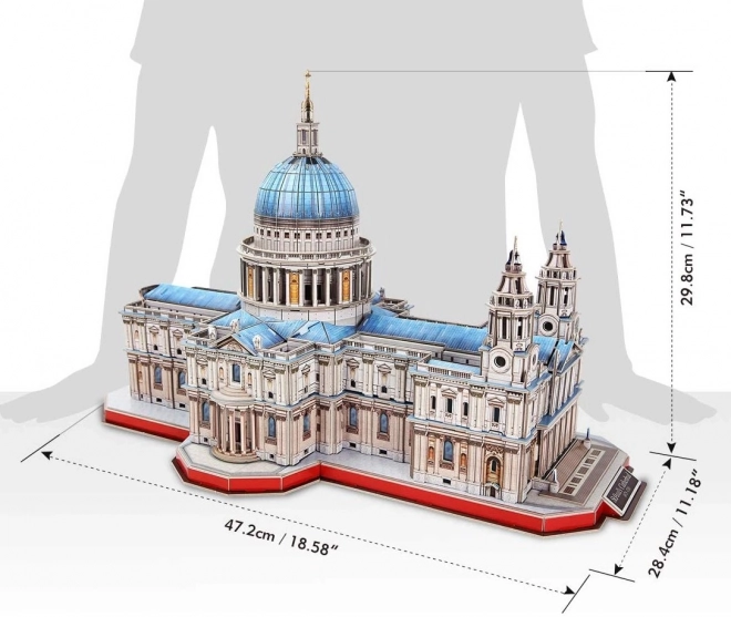 Szent Pál-katedrális 3D puzzle - 643 darab