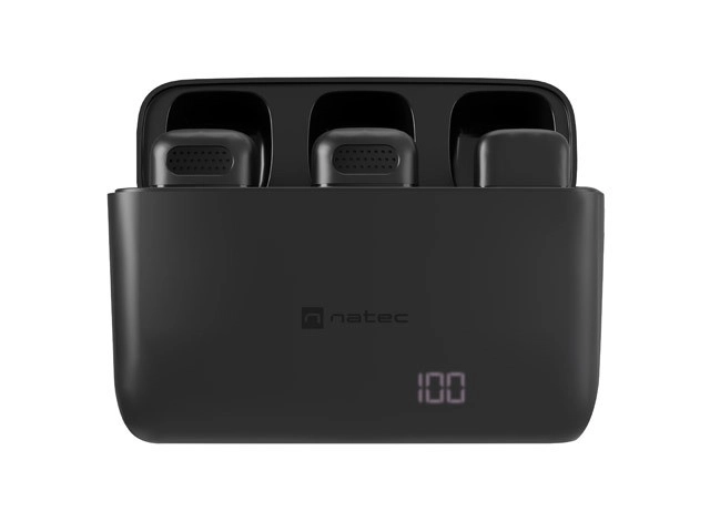 Vezeték nélküli USB-C Lavalier Mikrofon Pár NATEC Hopper