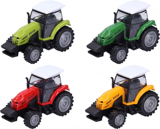 Húzós fém traktor gyermekeknek