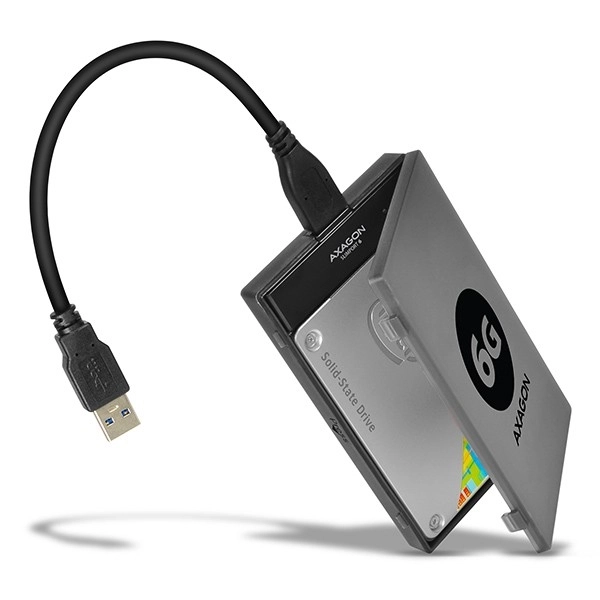 Kompakt Axagon USB 3.0 - SATA 6G Adapter SSD/HDD csatlakozáshoz