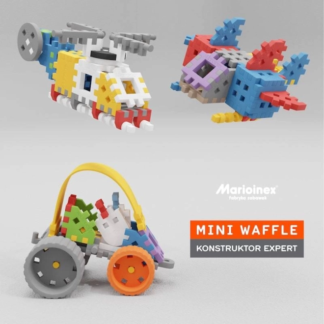 Mini waffle építőkocka készlet 301 darab