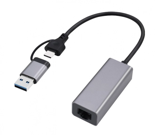 Kombó USB 3.1 gigabites hálózati adapter