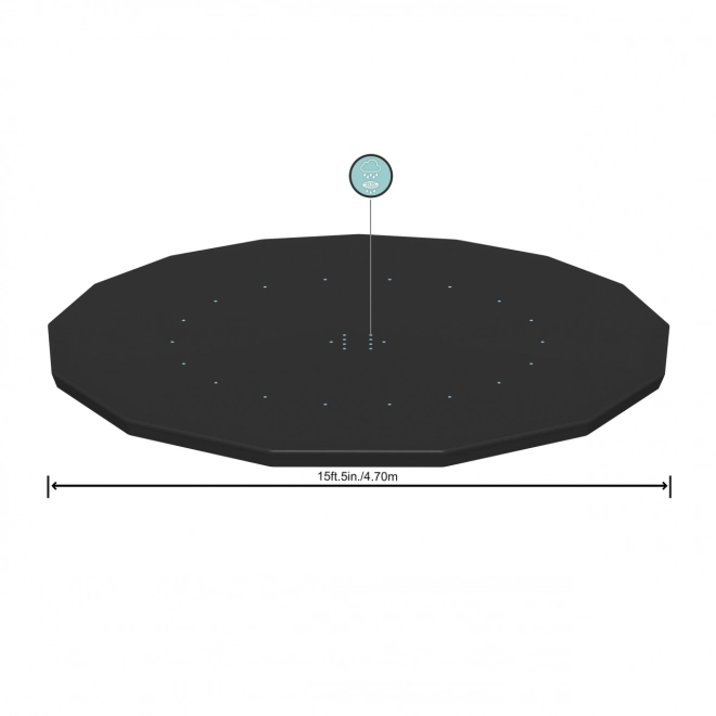 Medence fedő 457 cm kerethez Bestway