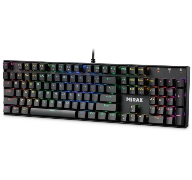 Mechanikus billentyűzet RGB világítással - fekete