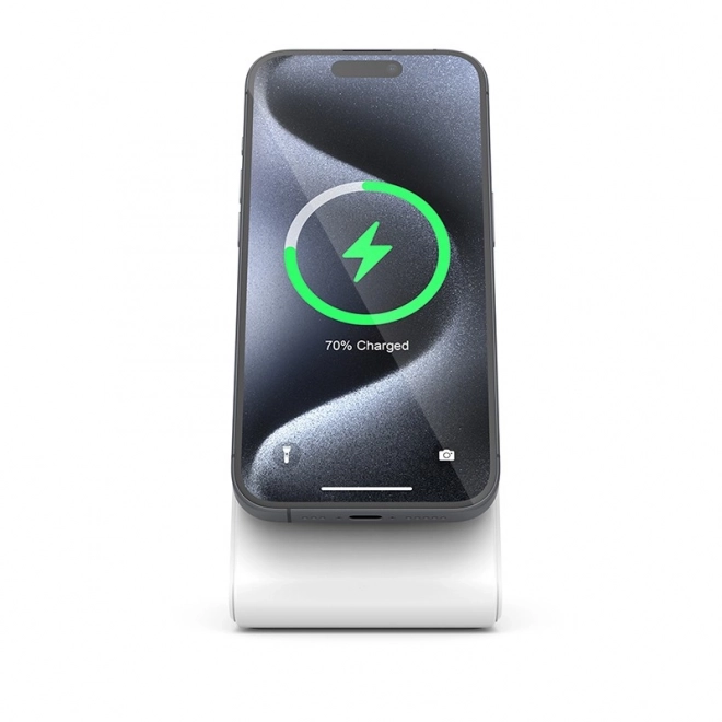 Vezeték nélküli 2 az 1-ben töltő MagSafe funkcióval iPhone-hoz és AirPodshoz – Fehér