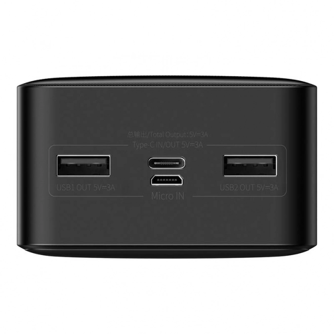 Baseus Powerbank 30000mAh, 15W, fekete