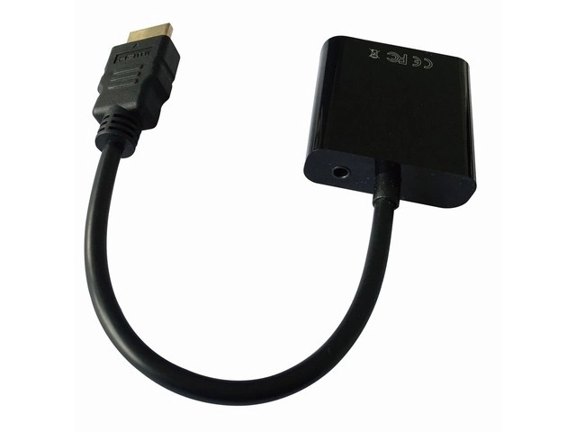 HDMI VGA adapter audio csatlakozóval