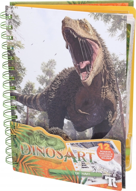 Fóliás kifestő dinoszauruszokkal DinosArt