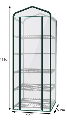 Mini fóliasátor 5 polccal