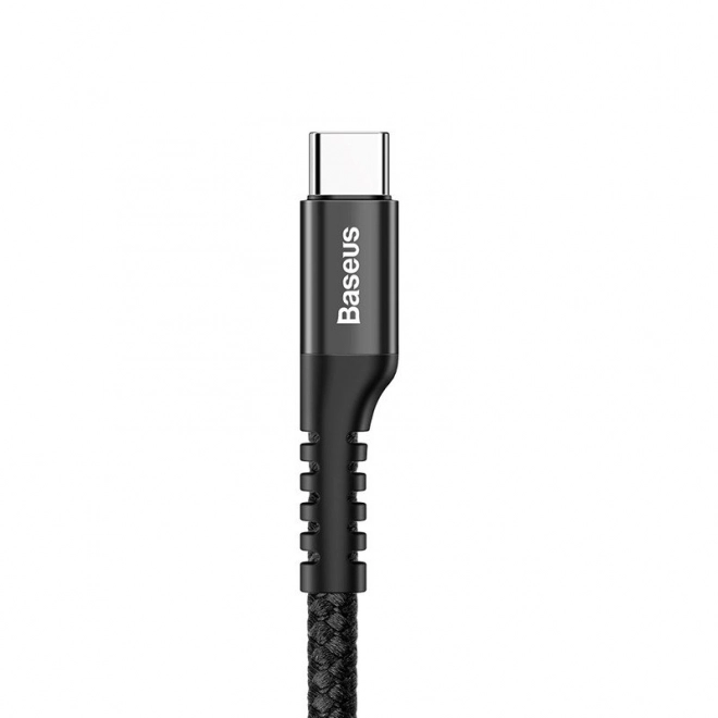 Baseus rugalmas usb-c kábel - fekete