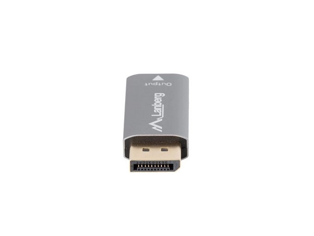 Sréber DisplayPort - HDMI adapter, 8K támogatás