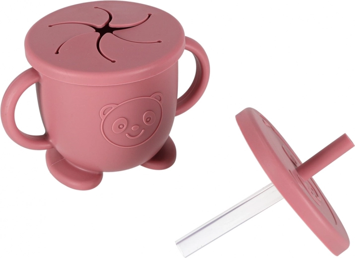 2 az 1-ben bögre: nasi és szívószálas