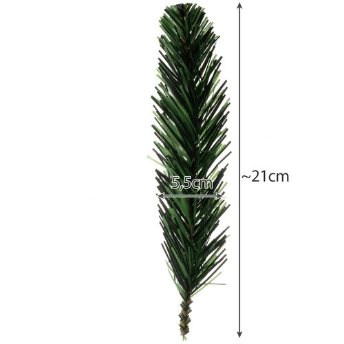 Műfenyő ágak 21cm 40 db