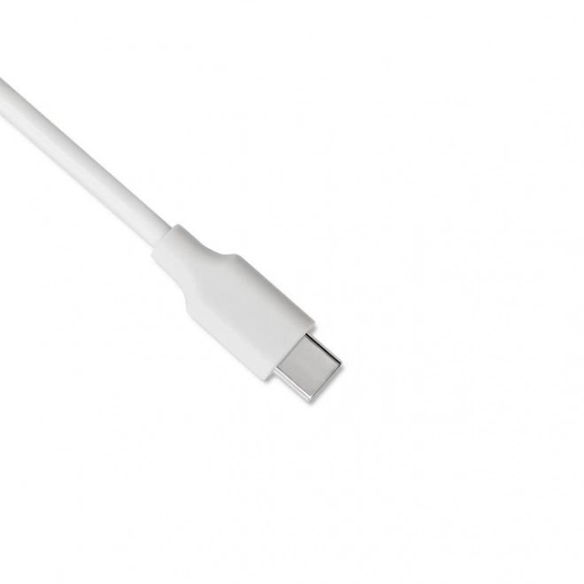 Fehér 65W hálózati adapter USB-C PD technológiával