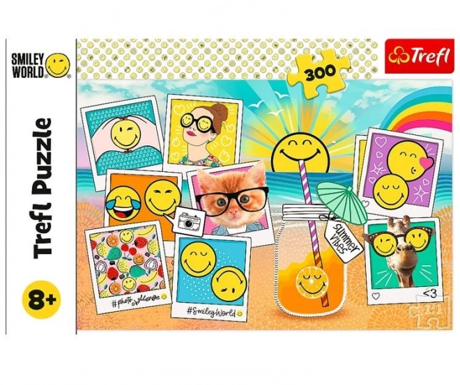 Trefl: Smiley nyaraláson 300 darabos puzzle