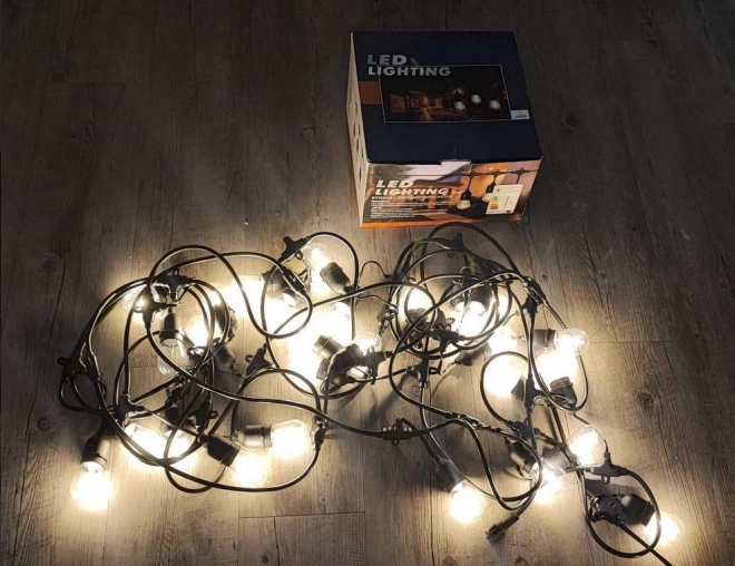 Kültéri LED-es égősor girland 10 led