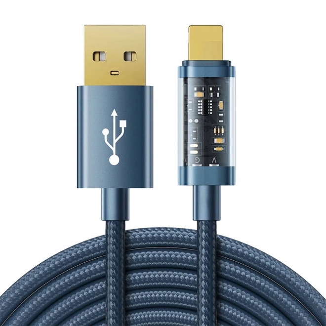 Kék Joyroom USB-A – Lightning töltőkábel 2m