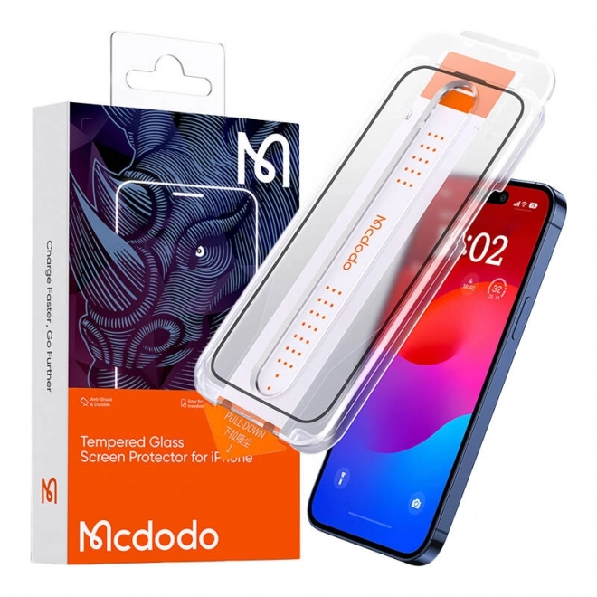 Mcdodo kijelzővédő üveg iPhone 15 Pro Max készülékhez