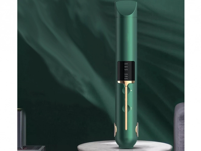Kerámia hordozható hajvasaló LCD kijelzővel és powerbank funkcióval