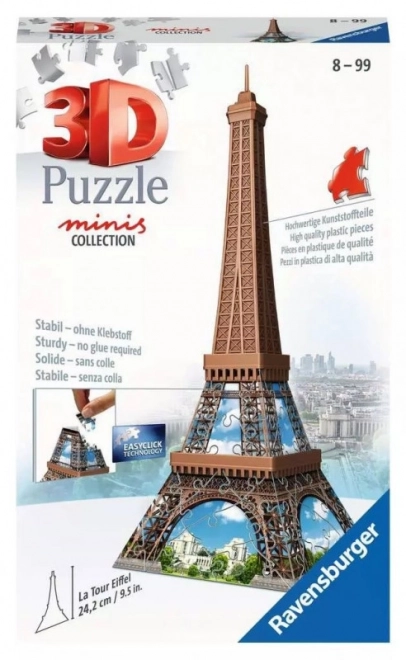 3D Mini Eiffel-torony Puzzle 54 darabos