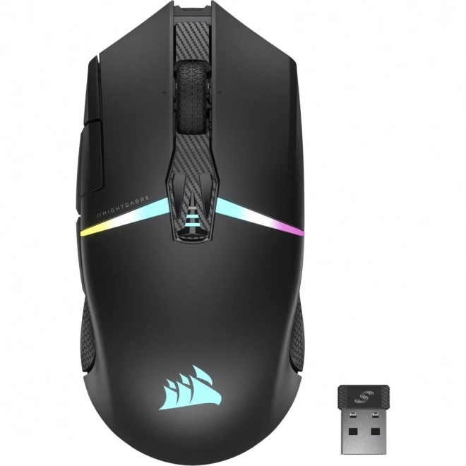 Nightsabre vezeték nélküli RGB gamer egér