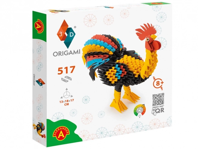 3D origami kakas