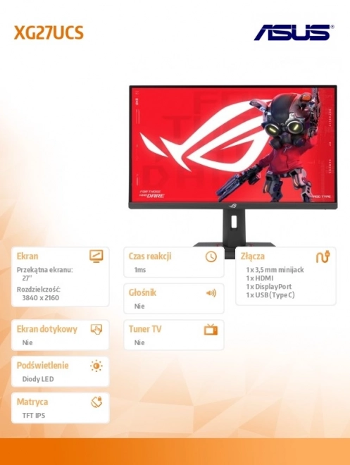 Rog Strix 27 hüvelyk UHD Monitor