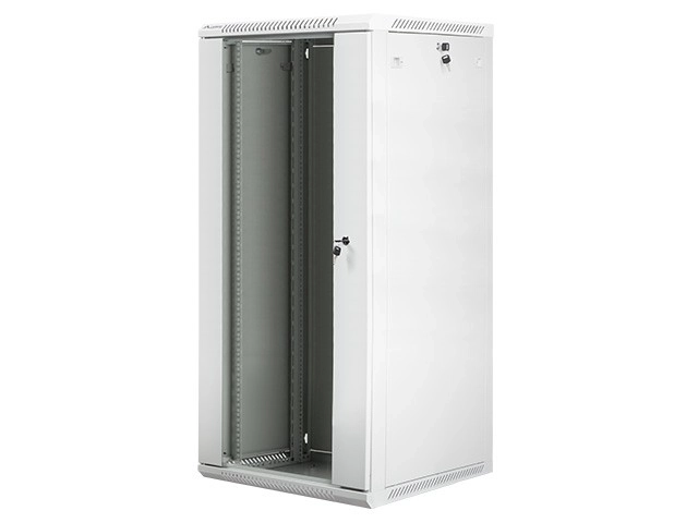 Fali szerelvény szekrény 19" 27U 600x600 mm üvegajtókkal