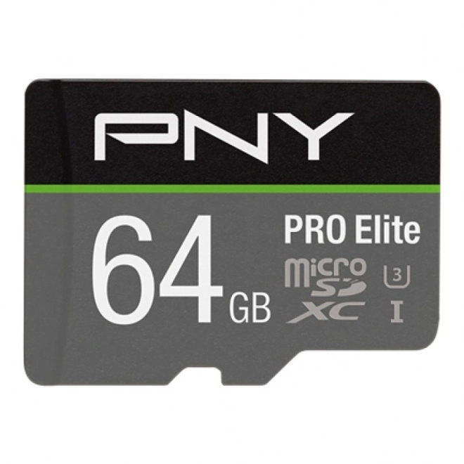 PNY Pro Elite MicroSDXC 64GB memória kártya