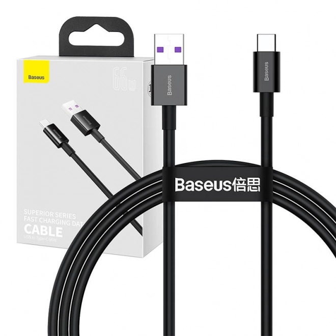 Superior USB-C kábel 66W 1m fekete