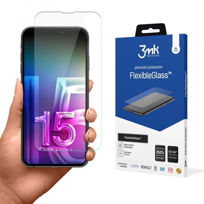 Hibrid védőüveg iPhone 15 Pro Max-hoz