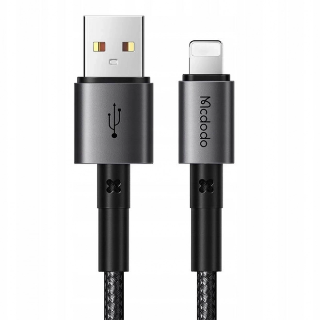 USB a Lightning Kábel McDodo CA-3581, 3A, 1,8m fekete