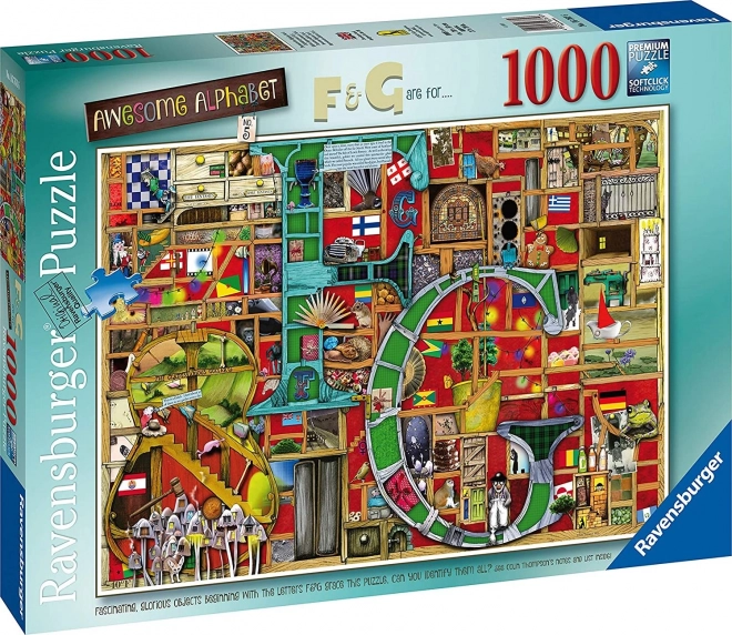 Niesamowity ábécé Ravensburger puzzle 1000 darab